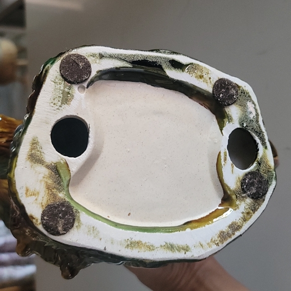 Vintage Majolica Rooster Statue - Picture 5 of 7